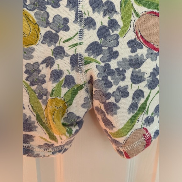 NWT Ralph Lauren Cotton Blend Shorts: Floral, Blue/Yellow/Pink Tulips Pockets L - Picture 8 of 11